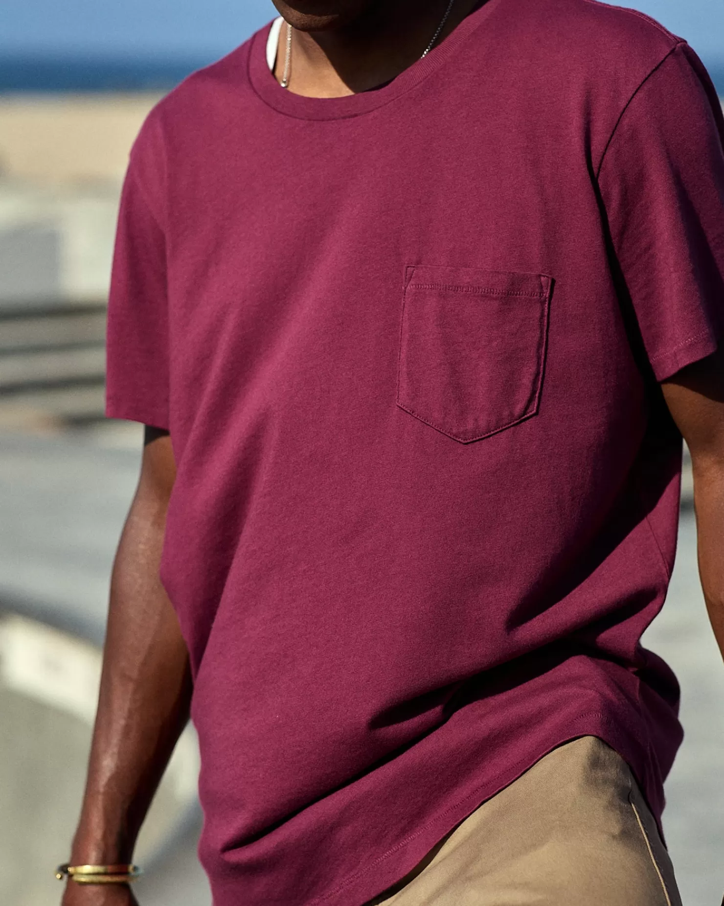 Groovy Pocket Tee*Outerknown Cheap