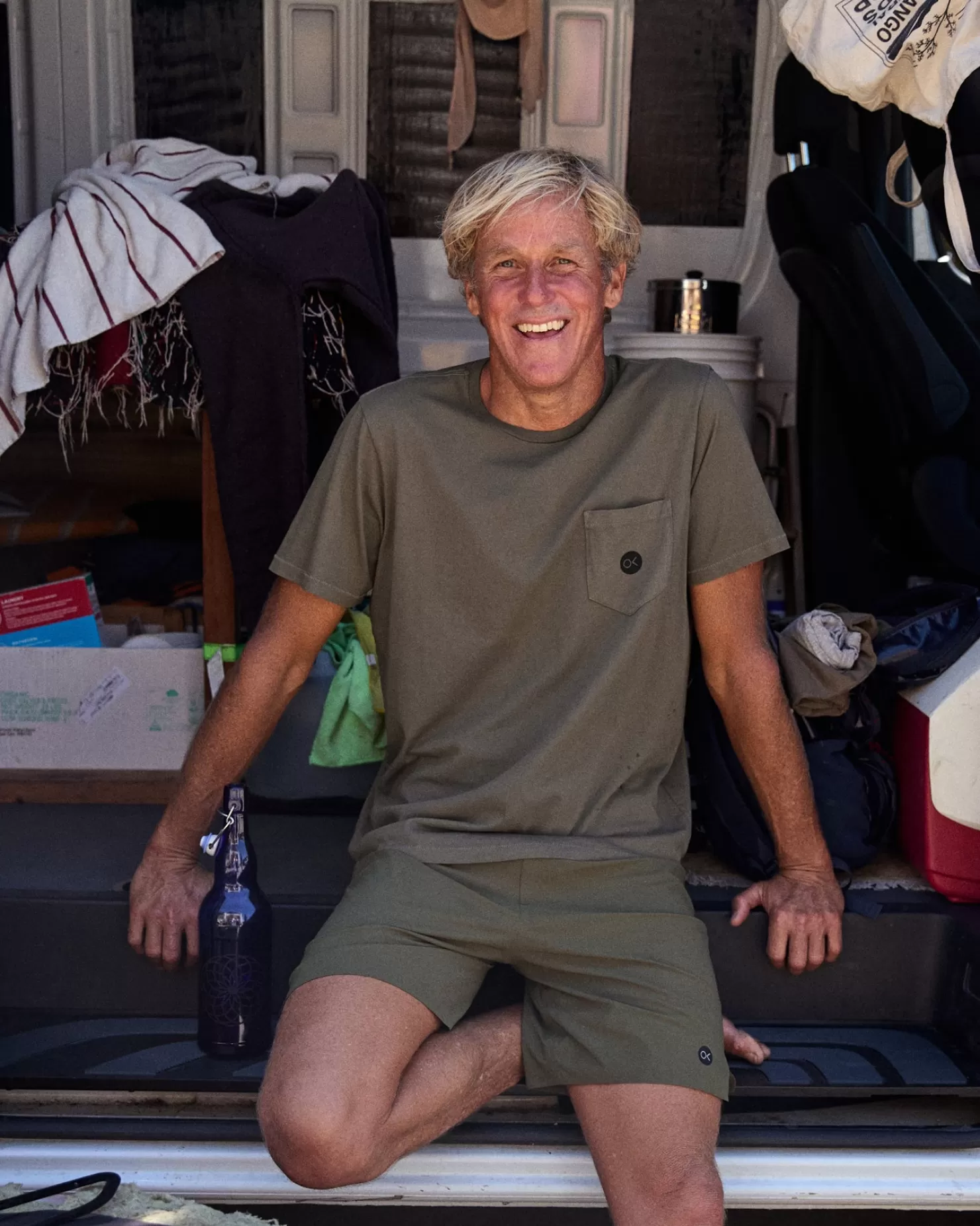 OK Dot Pocket Tee*Outerknown Outlet