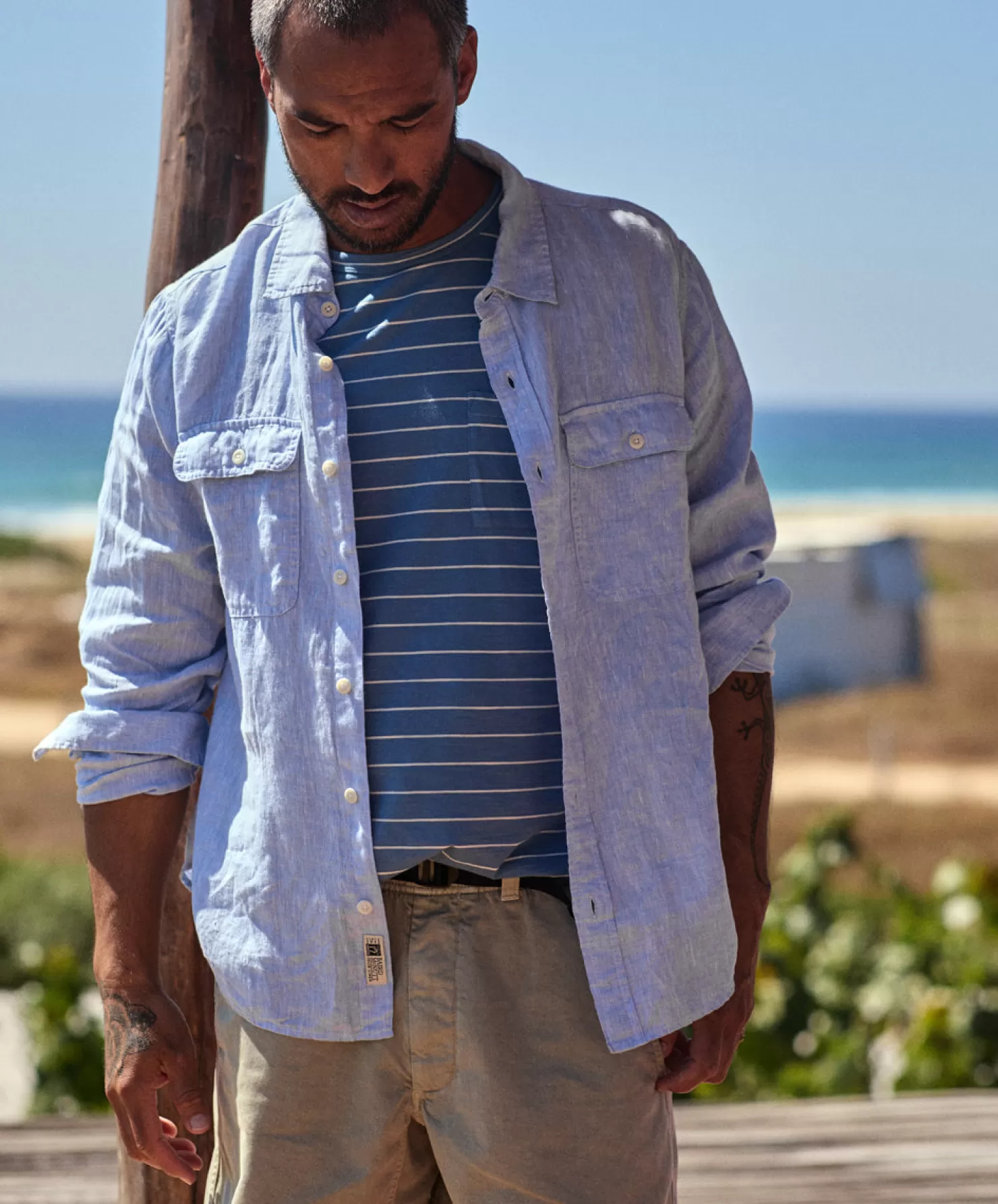 Saltwater Slub Pocket Tee*Outerknown Discount