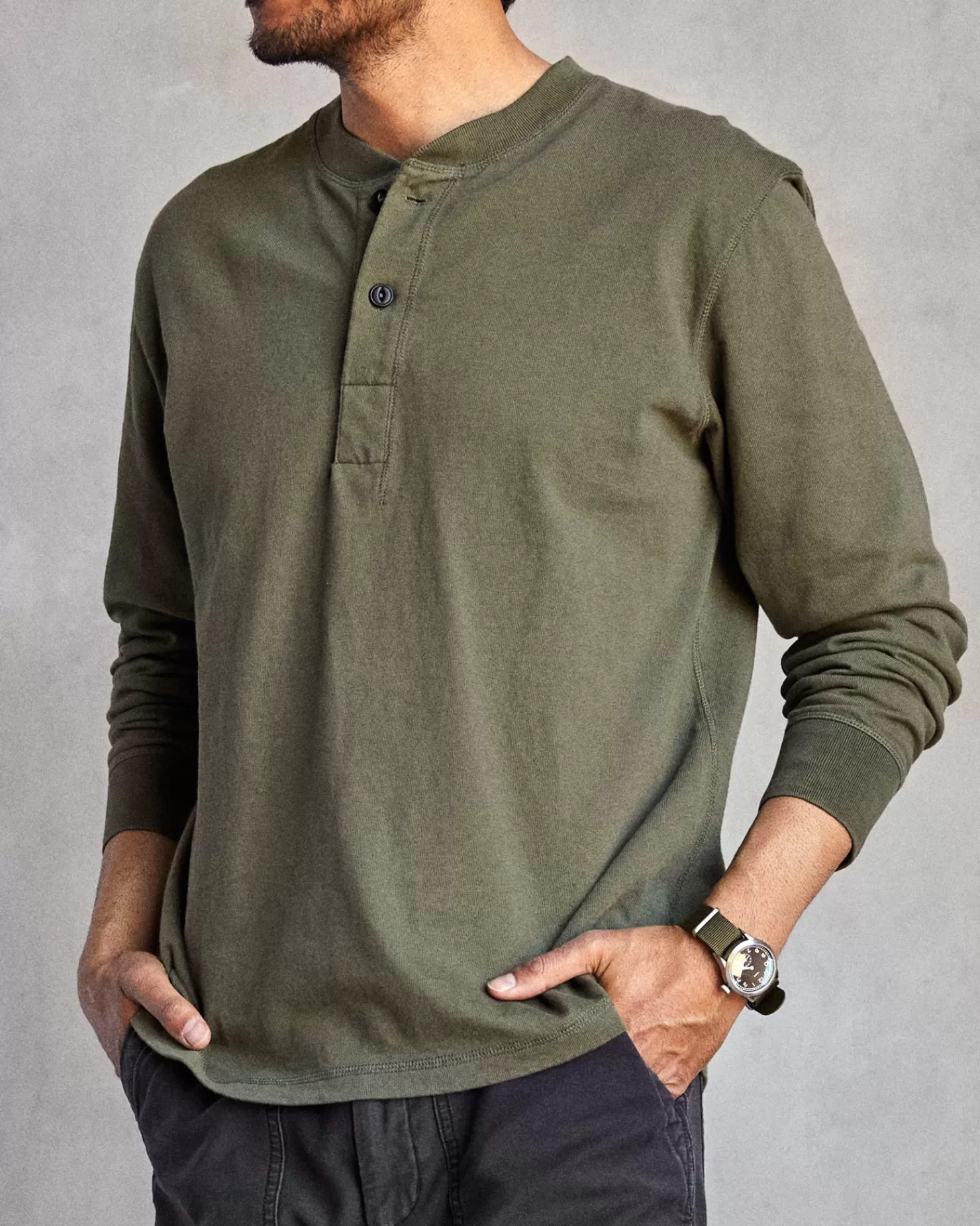 The Big Heavy Tee Henley*Outerknown Cheap
