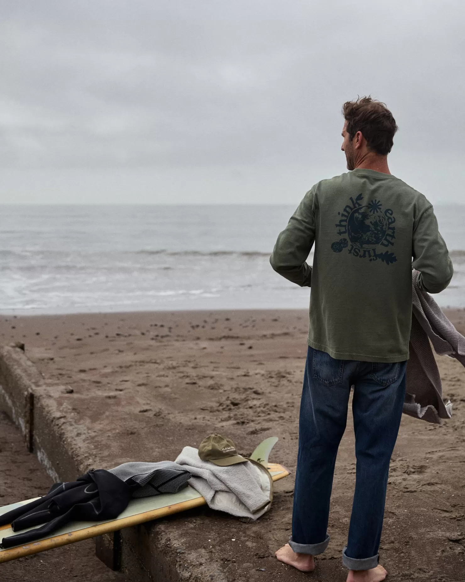Think Earth First L/S Tee*Outerknown Flash Sale